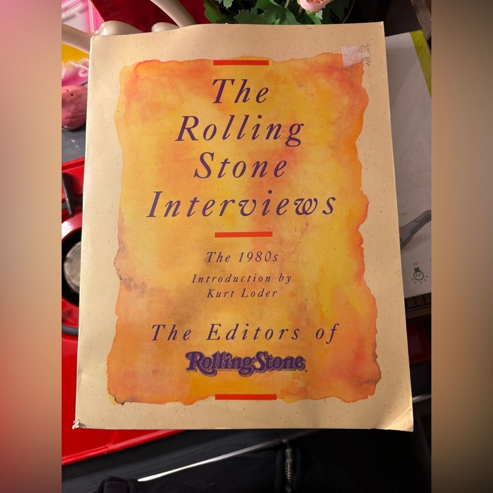 Used good condition- The Rolling Stone Interviews Book 1980’s